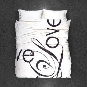 Love Song Duvet Cover - Top View