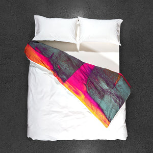 Release of the Unconscious Duvet Cover - Top View - Flipped Duvet